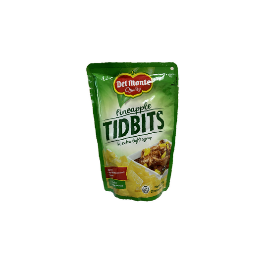 Del Monte Quality Pineapple Tidbits in extra light syrup 200g