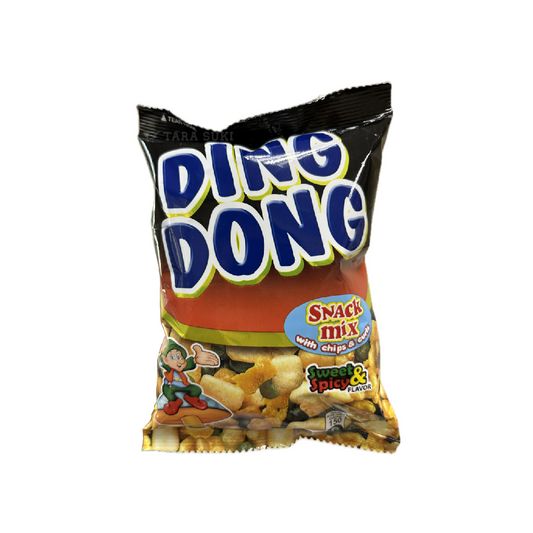 Ding Dong Sweet & Spicy Flavor Snack Mix with Chips & Curls 100g