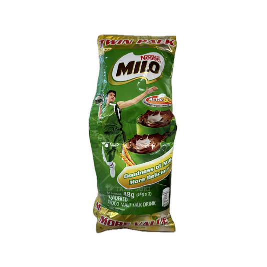 Nestle Milo Powdered Choco Malt Milk Drink (8 Twin packs x 24g)