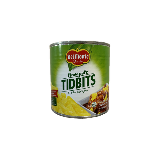 Del Monte Quality Pineapple Tidbits in extra light syrup 432g