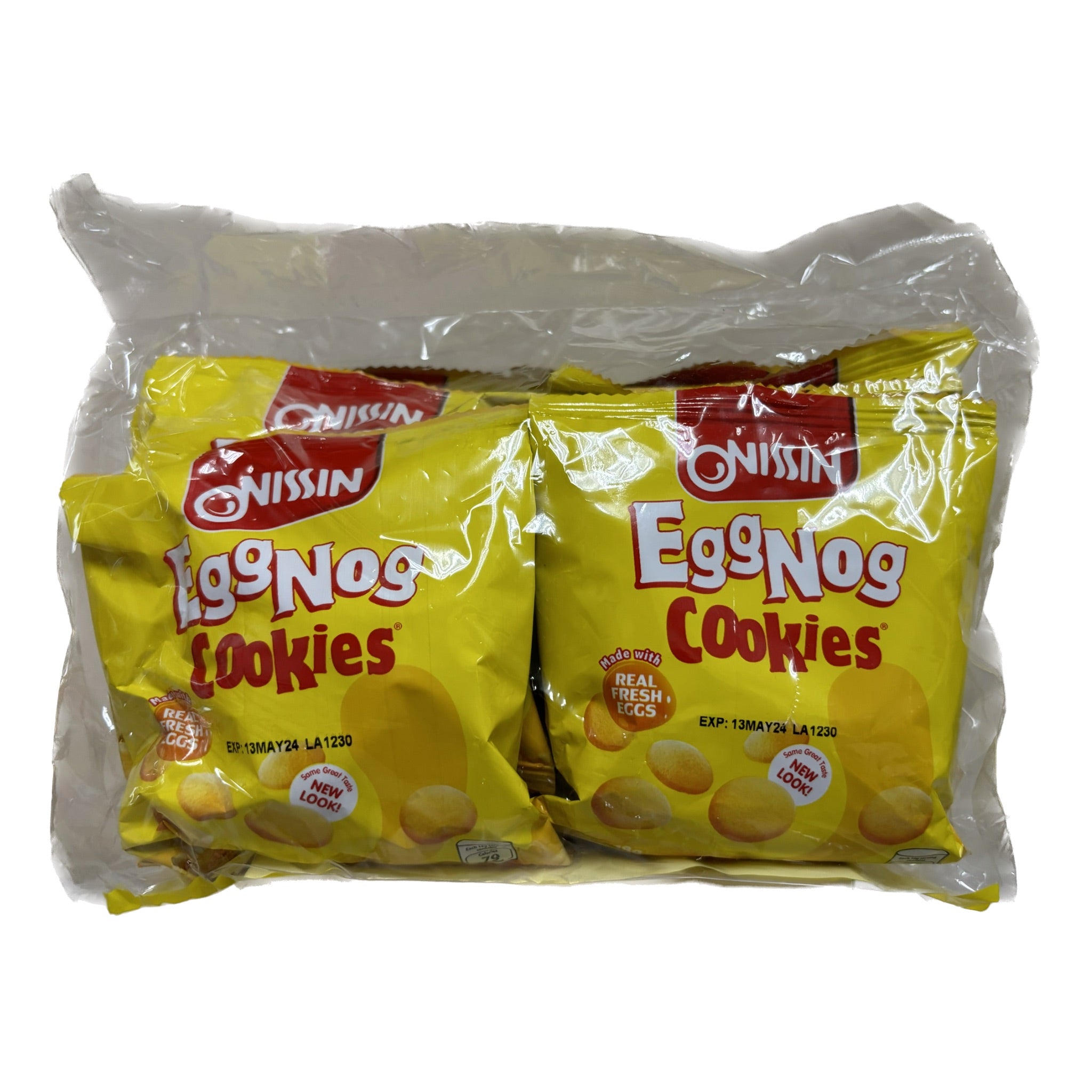 Nissin EggNog Cookies (18g x 10 packs) TaraSuki