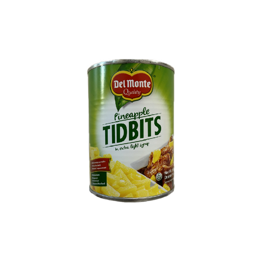 Del Monte Quality Pineapple Tidbits in extra light syrup 560g