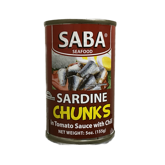 Saba Sardine Chunks in Tomato Sauce with Chili 155g