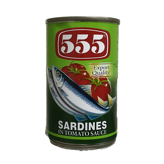 555 Sardines in Tomato Sauce 155g Green