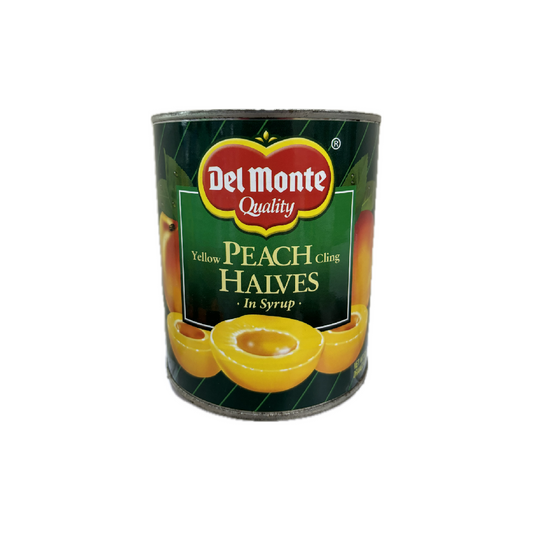 Del Monte Quality Yellow Cling Peach Halves in Syrup 825g