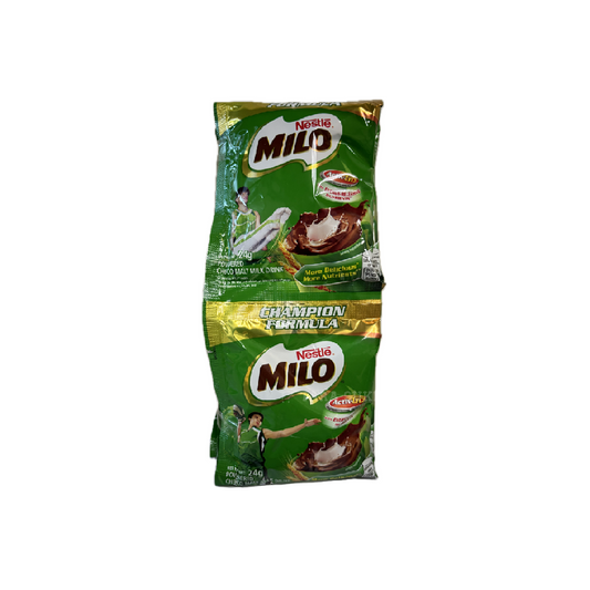 Nestle Milo Powdered Choco Malt Milk Drink (12 packs x 24g)