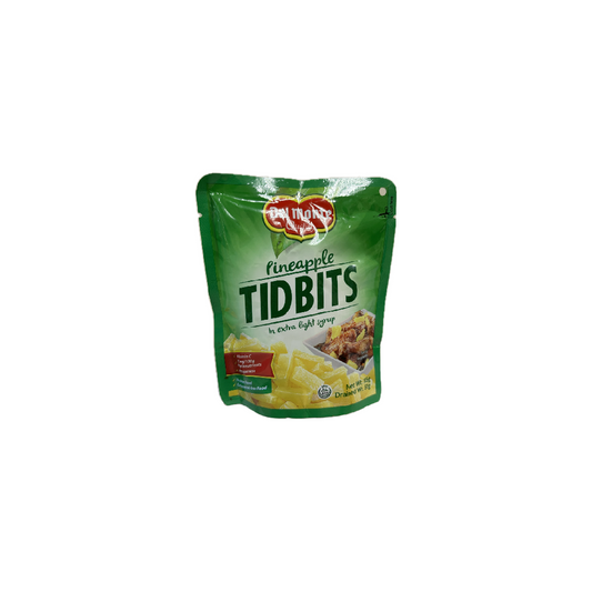 Del Monte Quality Pineapple Tidbits in extra light syrup 115g