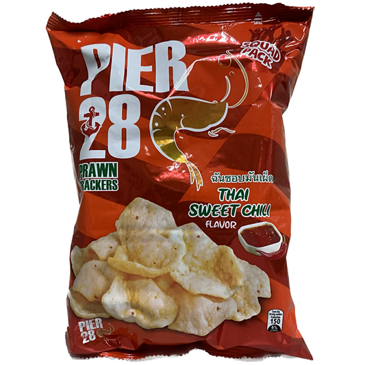 Pier 28 Prawn Crackers Thai Sweet Chili 64g