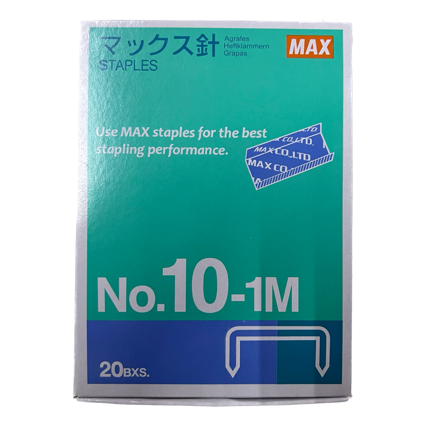 MAX Staples No.10-1M (5mm) (1000 staples/box)