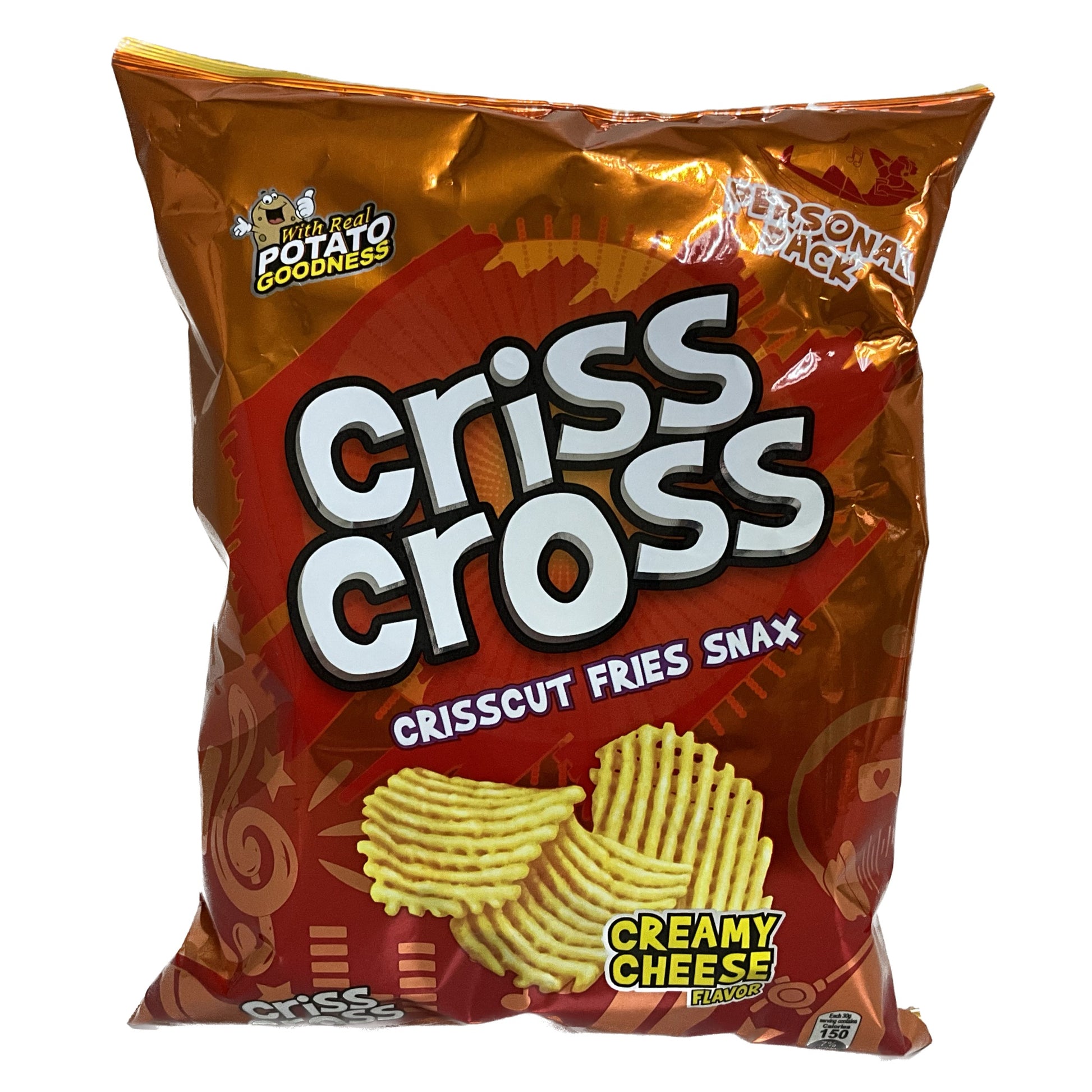 Criss Cross Creamy Cheese Crisscut Fries Snax 64g – TaraSuki