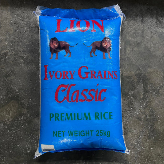 Lion Ivory Grains Classic Premium Rice 25kg