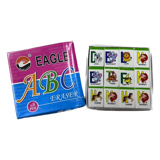 Eagle ABC Eraser (Assorted design / 1pc)