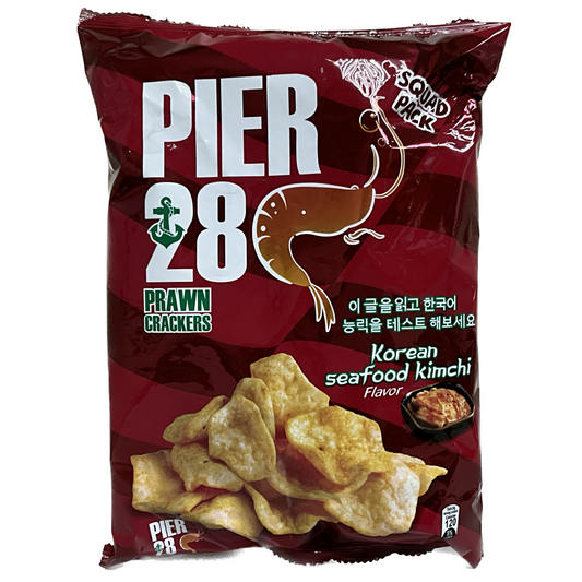 Pier 28 Prawn Crackers Korean Seafood Kimchi 65g